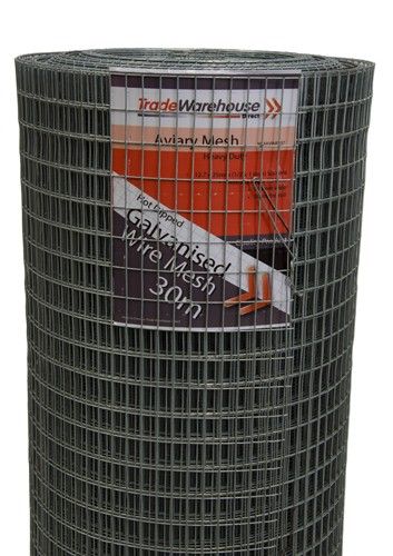 Aviary Wire Mesh Heavy Duty (12.5mm x 25mm) - 914mm x 30m